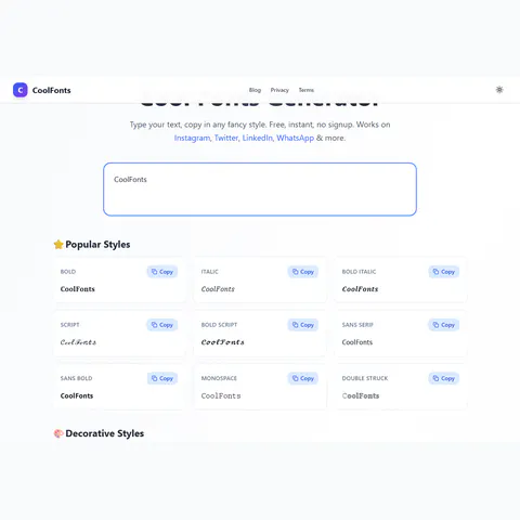 CoolFonts