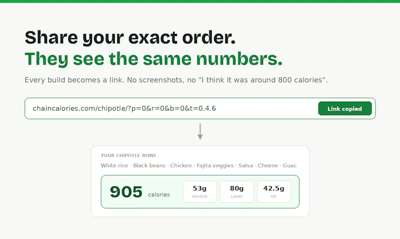 ChainCalories screenshot 5