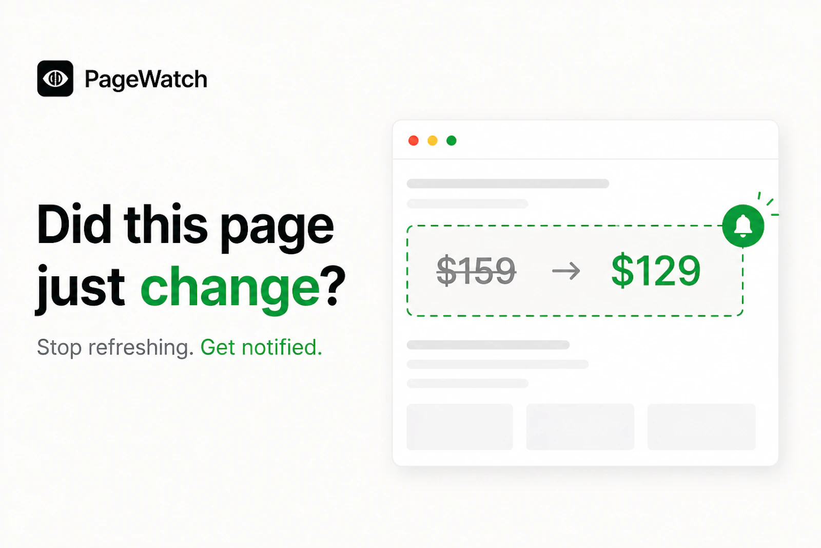 PageWatch screenshot 2