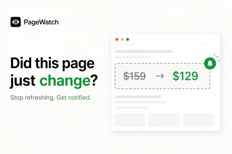 PageWatch screenshot 2