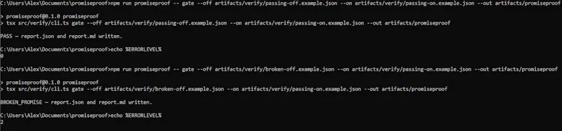 PromiseProof screenshot 10