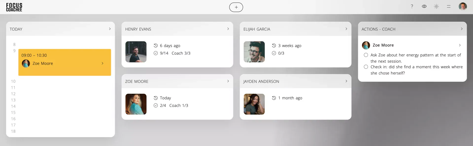 FocusCoachee screenshot