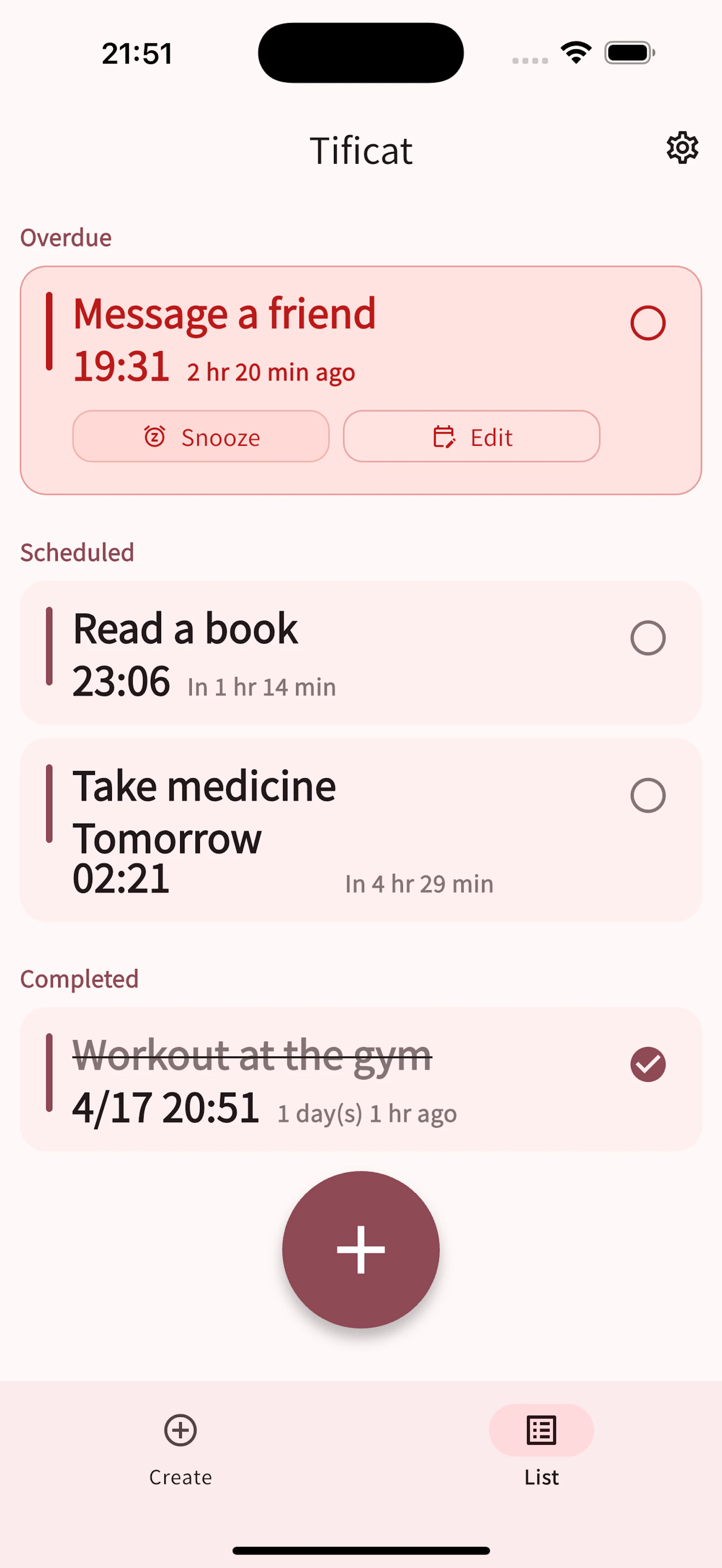 Tificat screenshot 2