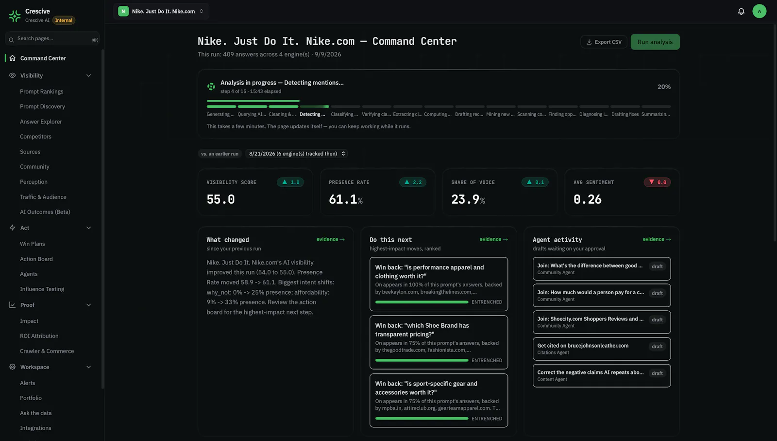 Crescive AI screenshot 2