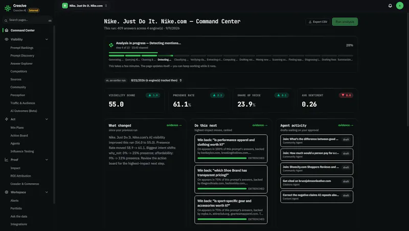 Crescive AI screenshot 2