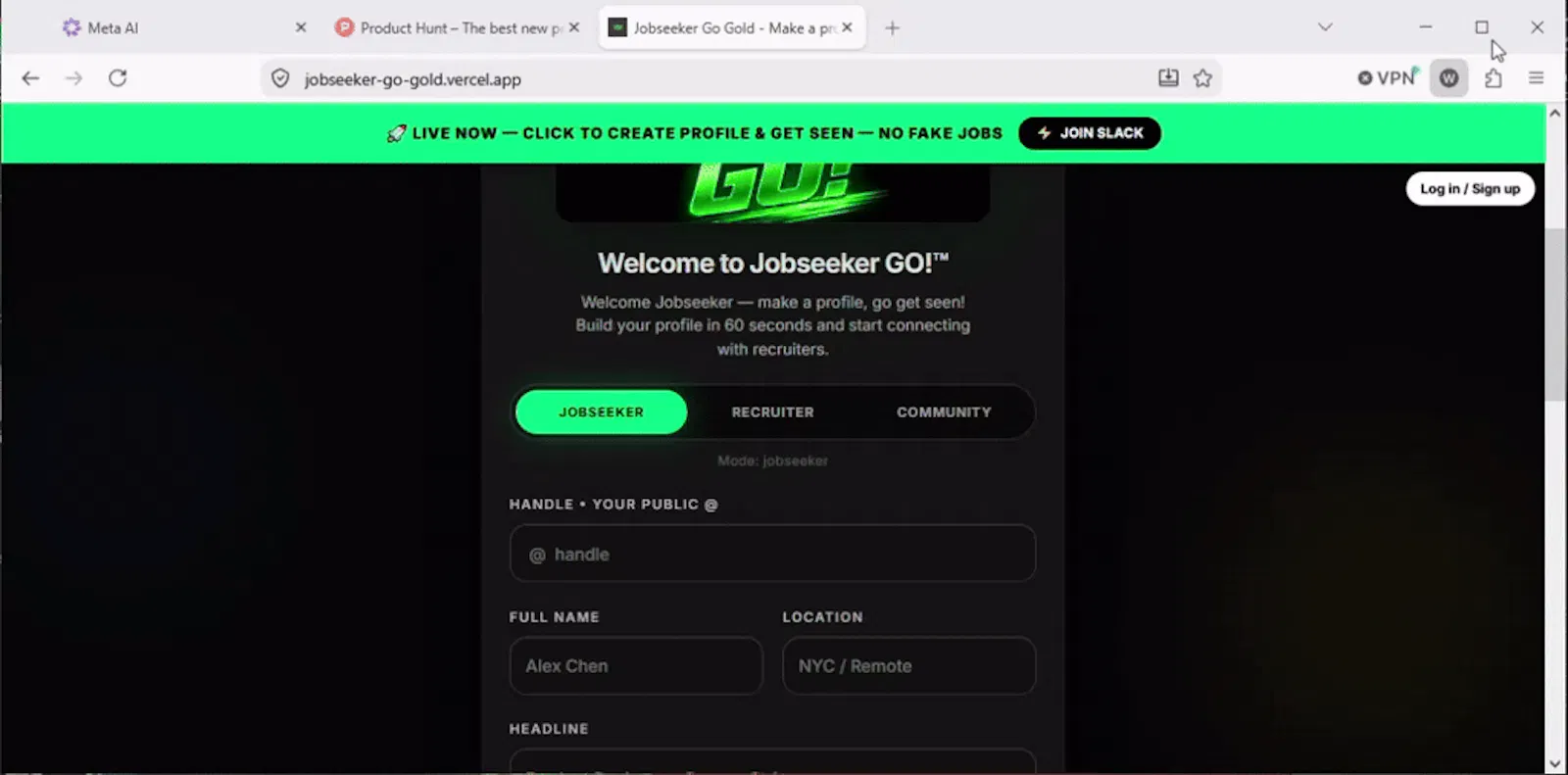  Jobseeker GO Gold  screenshot 1 (video preview)