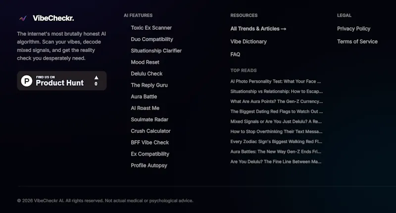 VibeCheckr screenshot 7