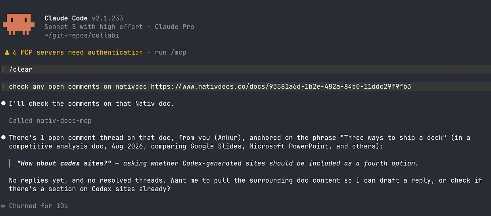 Nativ Docs screenshot 5