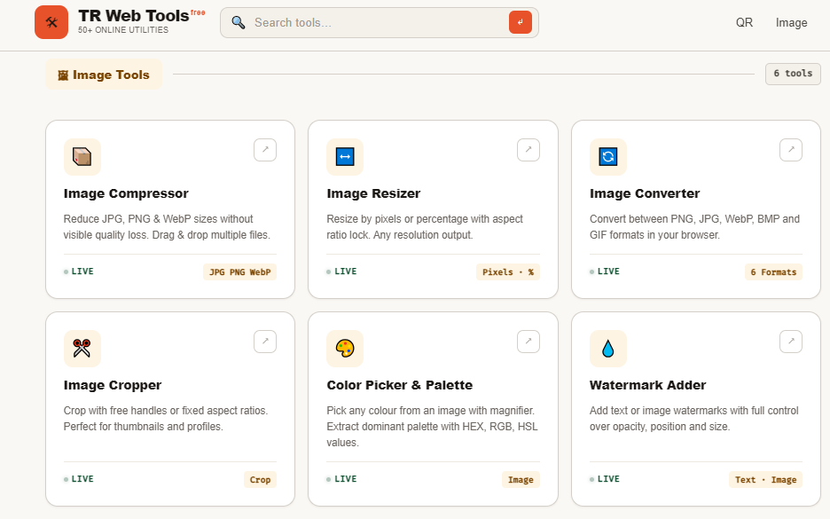 TR Web Tools gallery image