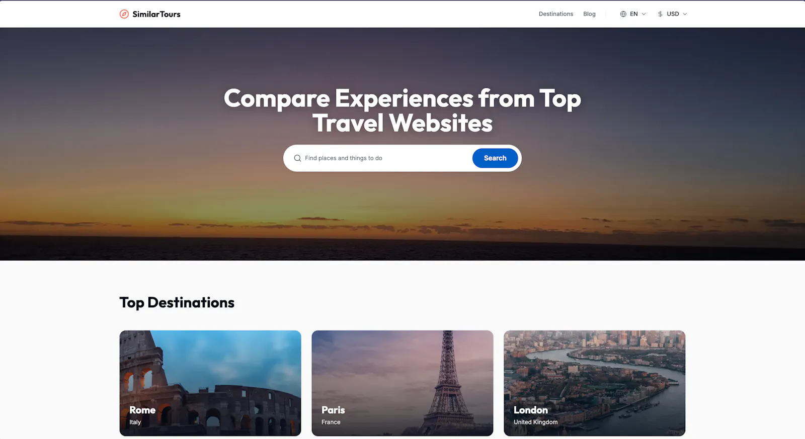 SimilarTours screenshot 1