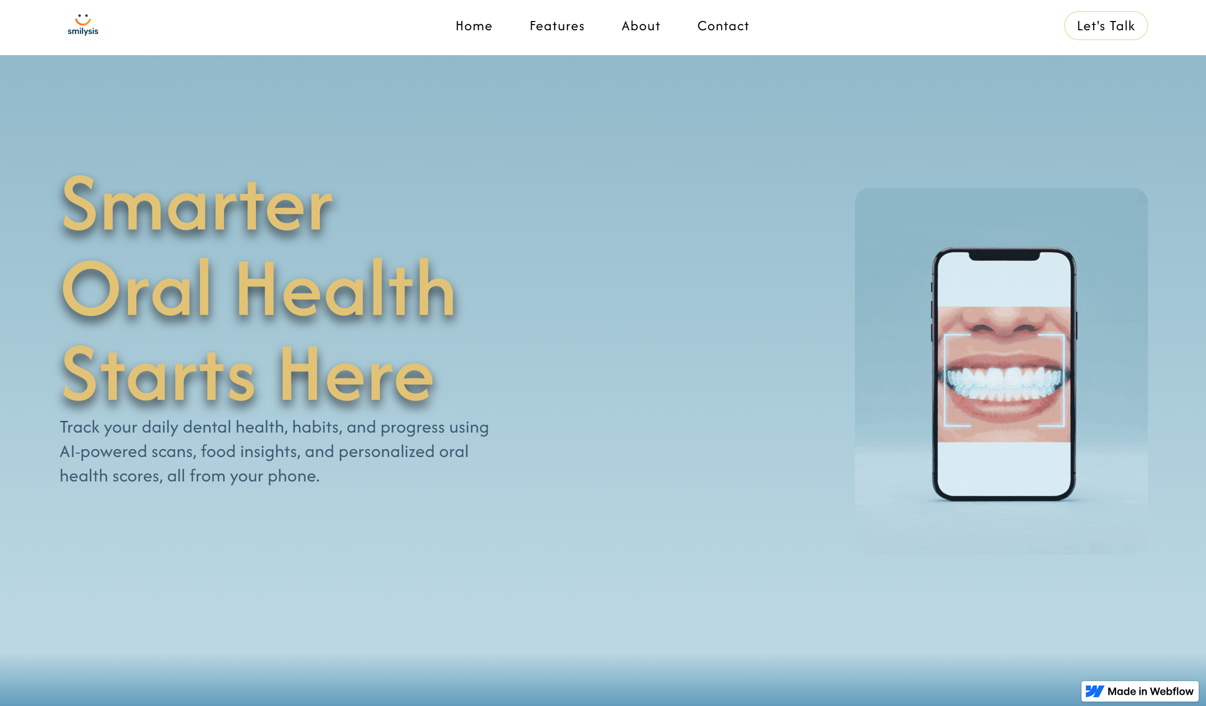 Smilysis - Main product screenshot demonstrating key features and user interface
