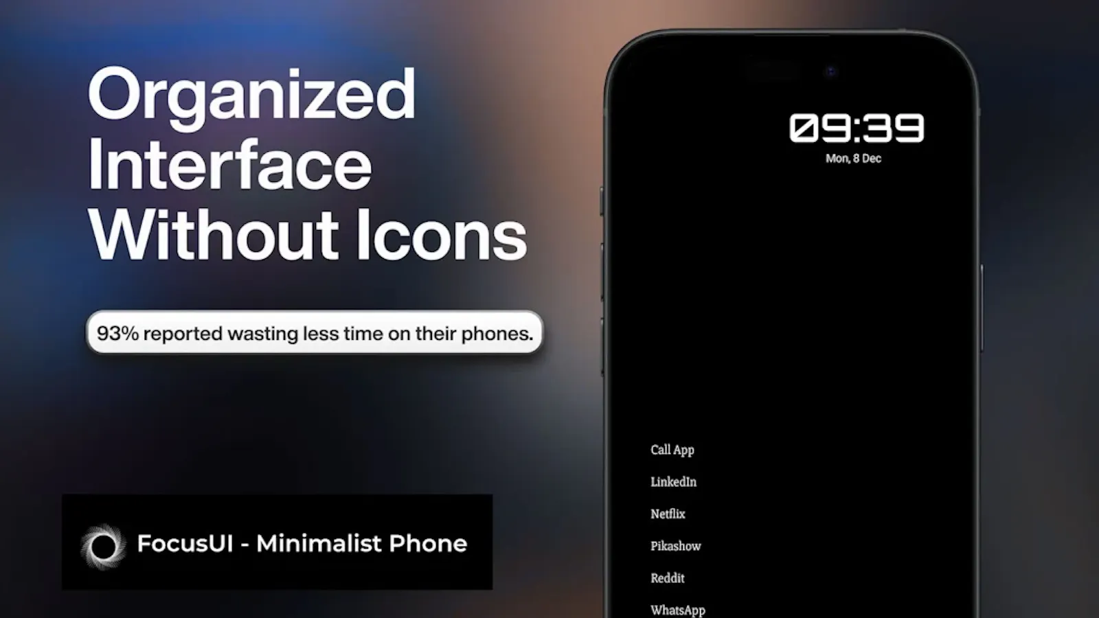 Focus Minimalist Phone screenshot 1