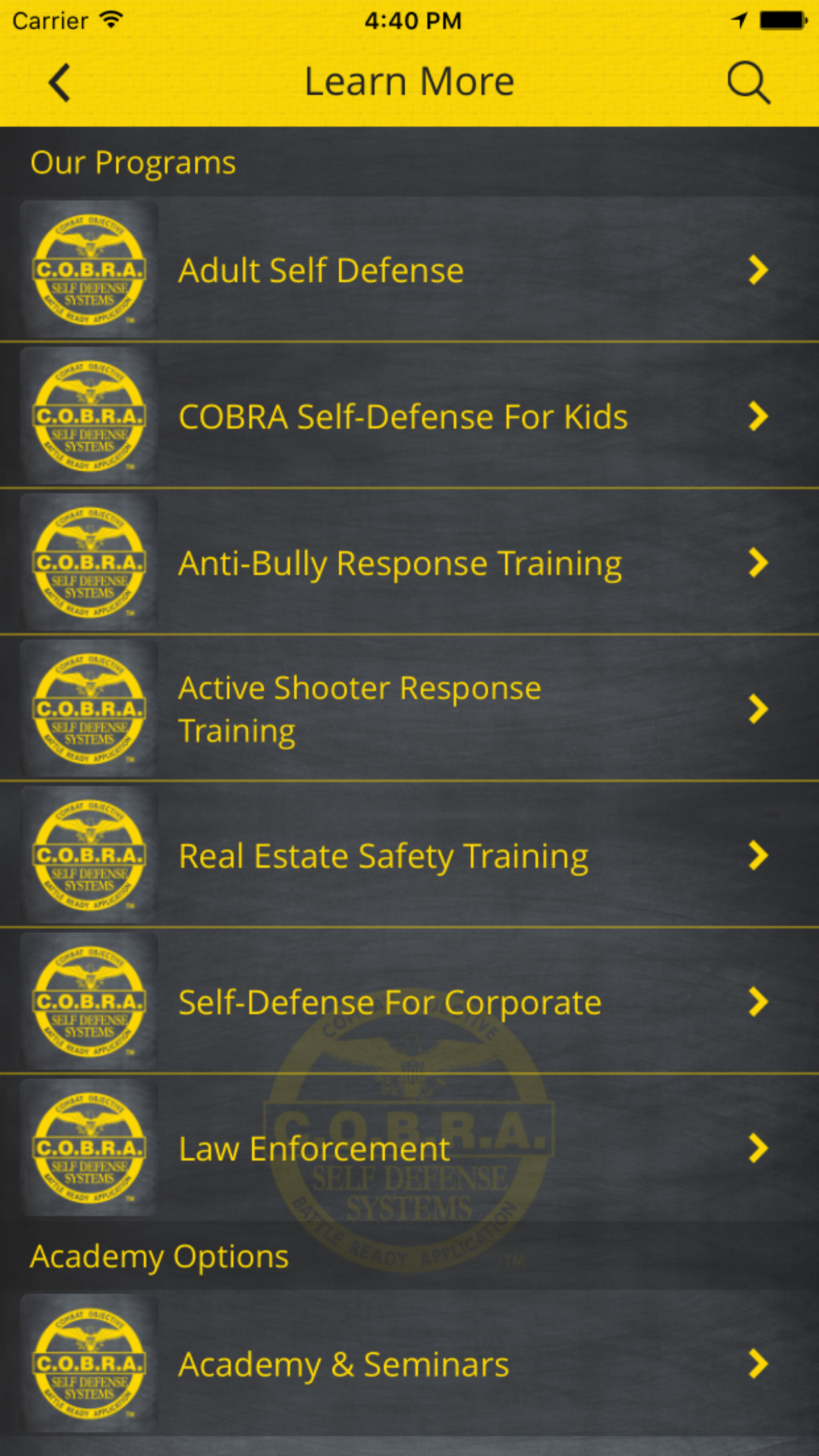 COBRA Defense Systems App gallery image