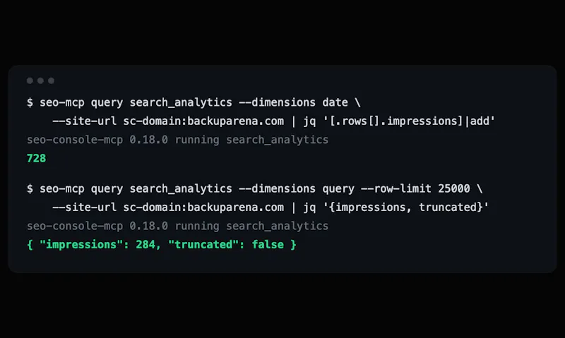 seo-console-mcp screenshot 7