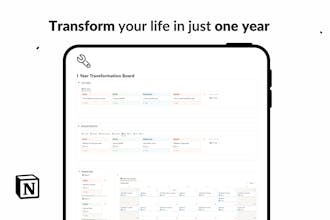 1 Year Transformation Board gallery image