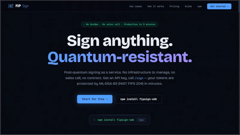 FIPSign screenshot 1