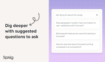 Sprig AI Analysis for Surveys - Unparalleled survey insights at your fingertips