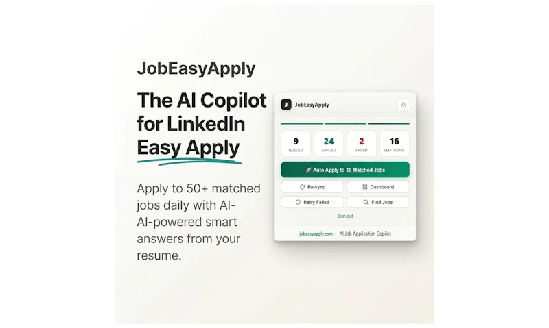 JobEasyApply screenshot 2