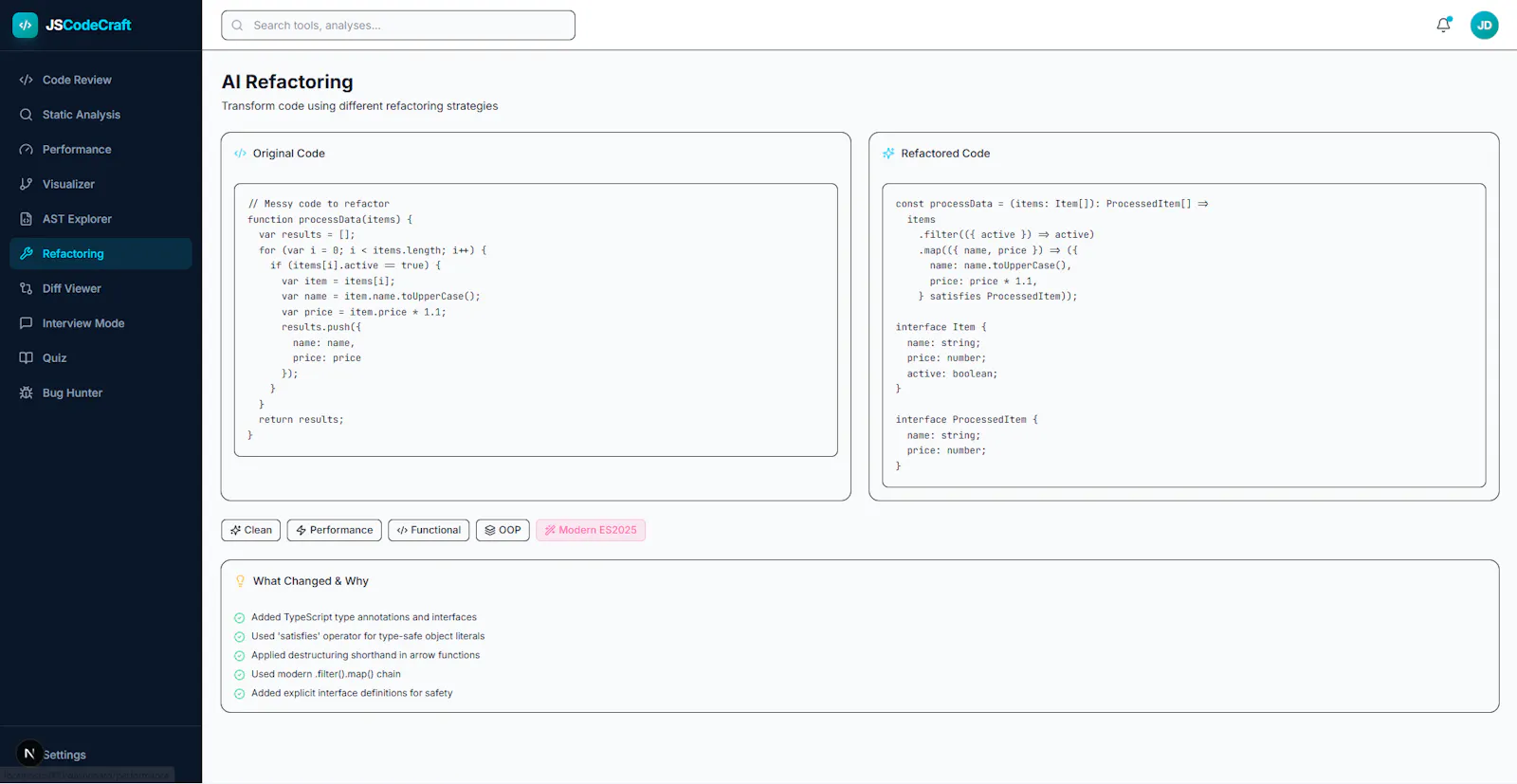 JSCodeCraft screenshot 13