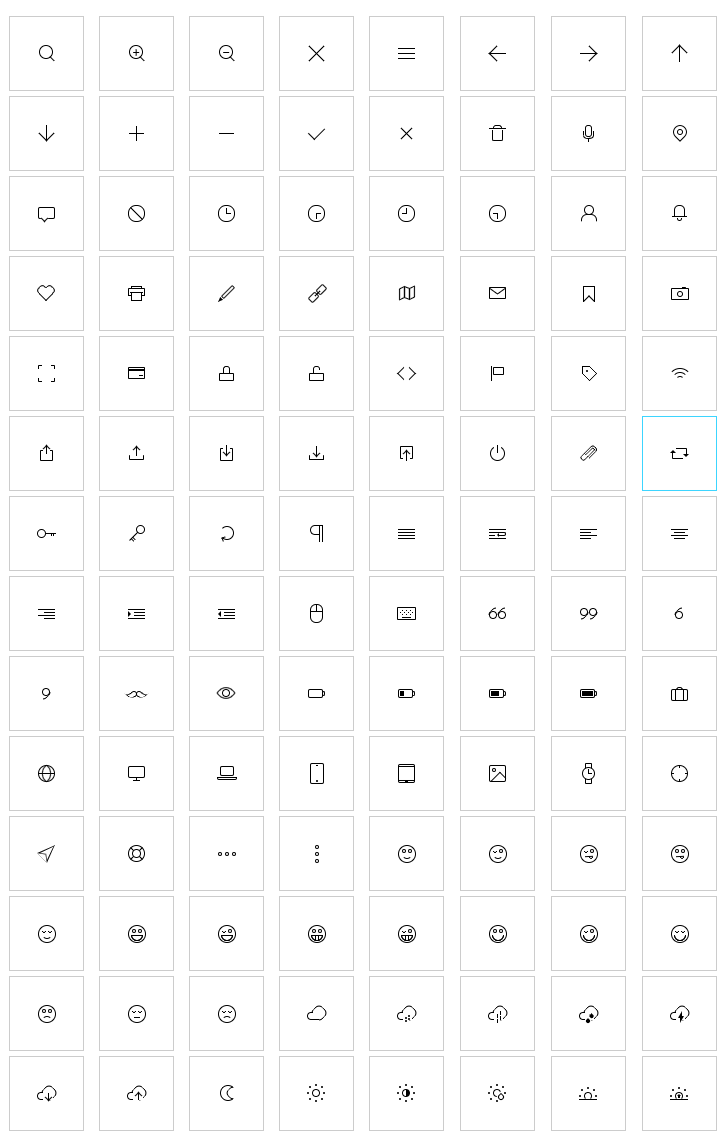 CSS ICON gallery image