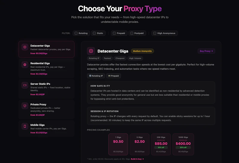 FonProxy screenshot 2