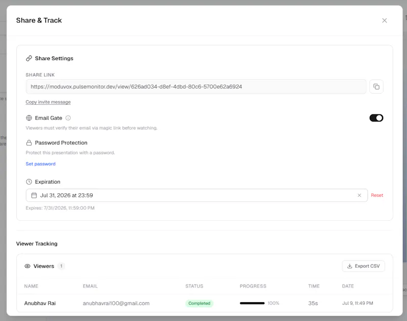 Moduvox screenshot 5