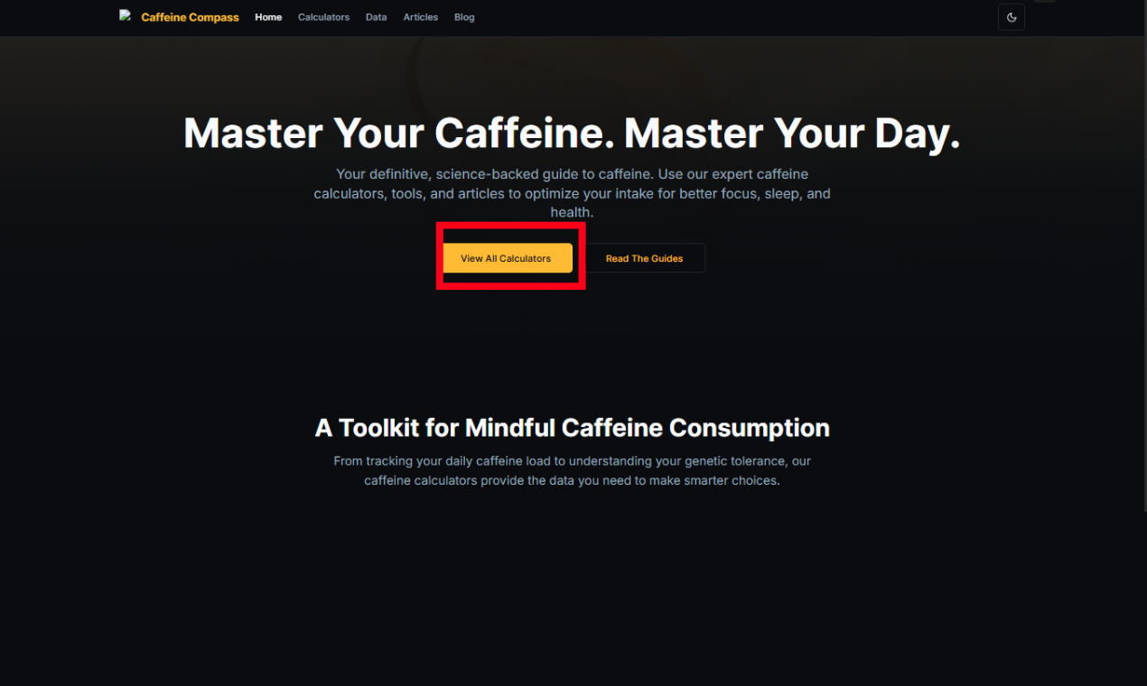 Caffeine Half-Life Calculator gallery image