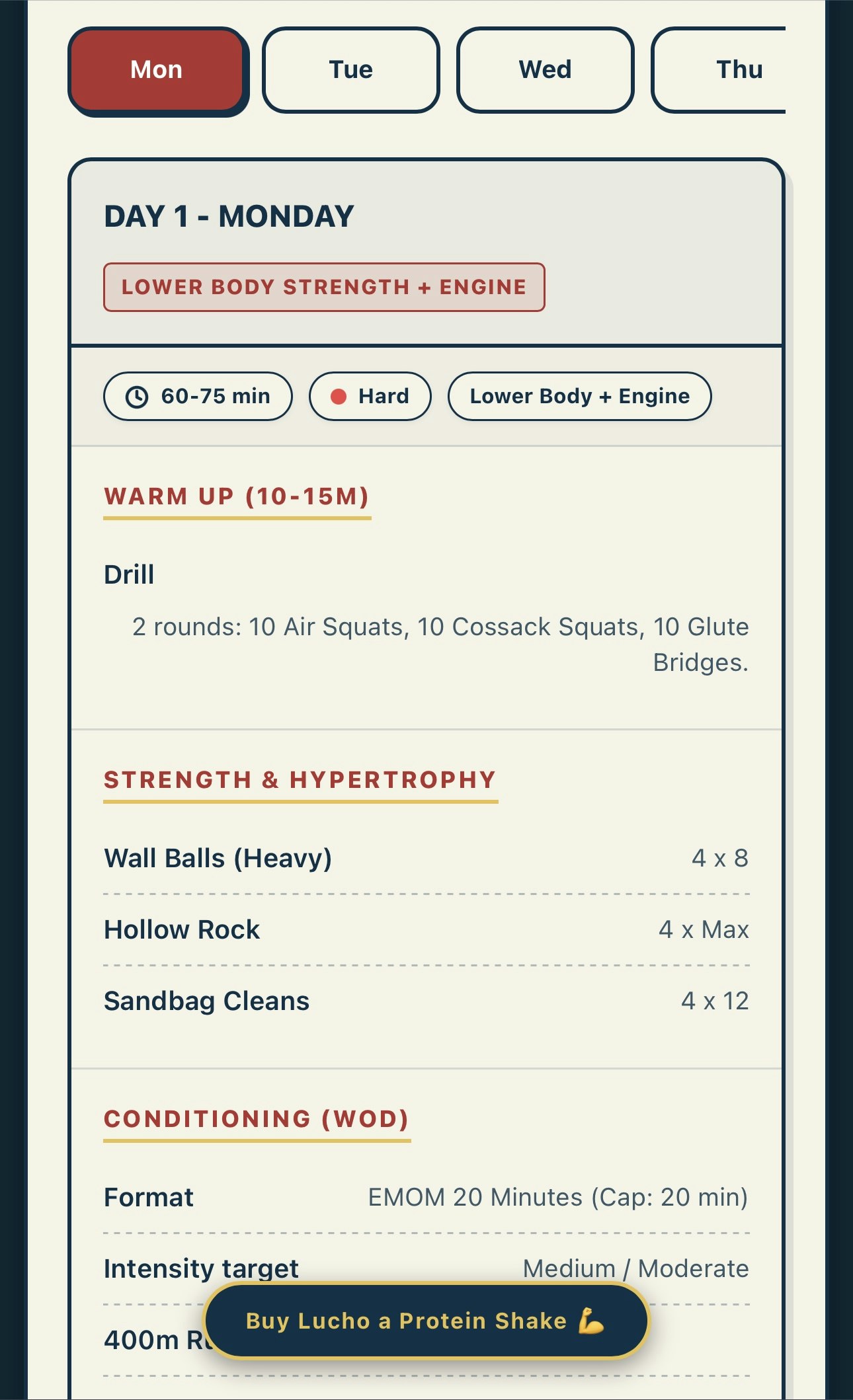 LuchoWOD - Screenshot 4 showing product features and functionality