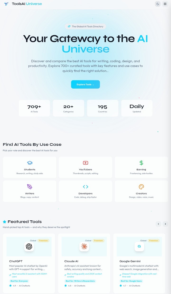 ToolsAI Universe  gallery image