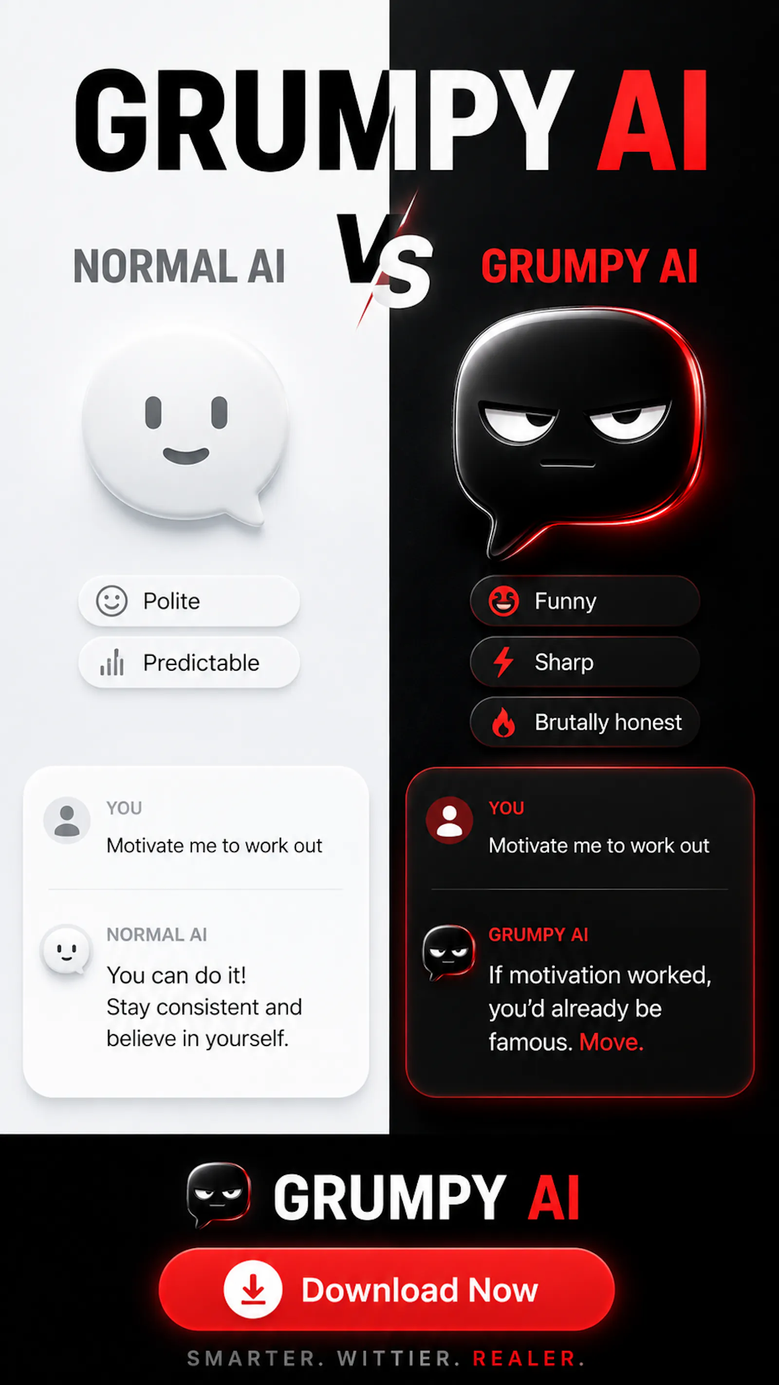Grumpy AI - The sarcastic version of AIs screenshot 2