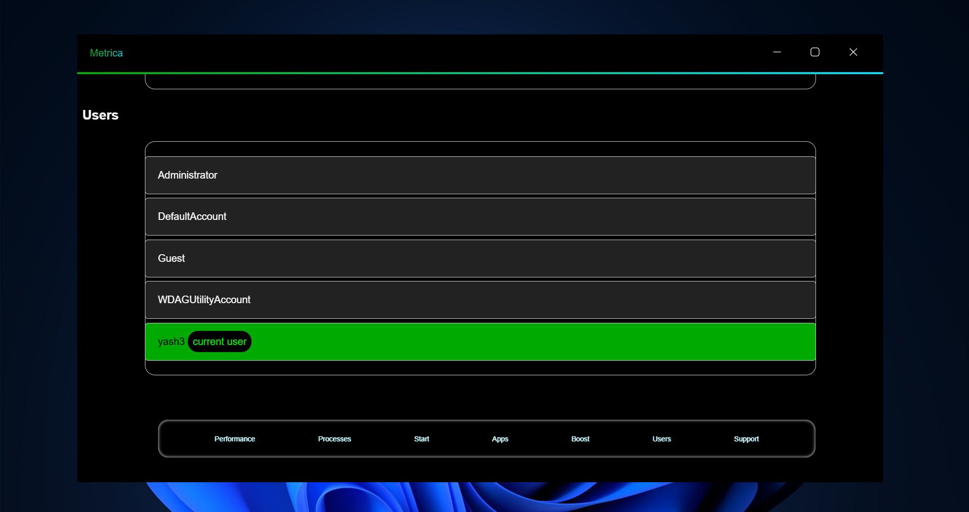 Metrica - Screenshot 4 showing product features and functionality