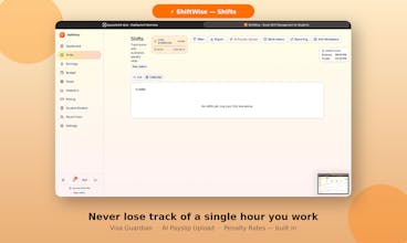 ShiftWise gallery image