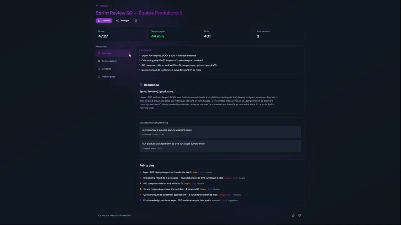 AudiosTranscribe gallery image