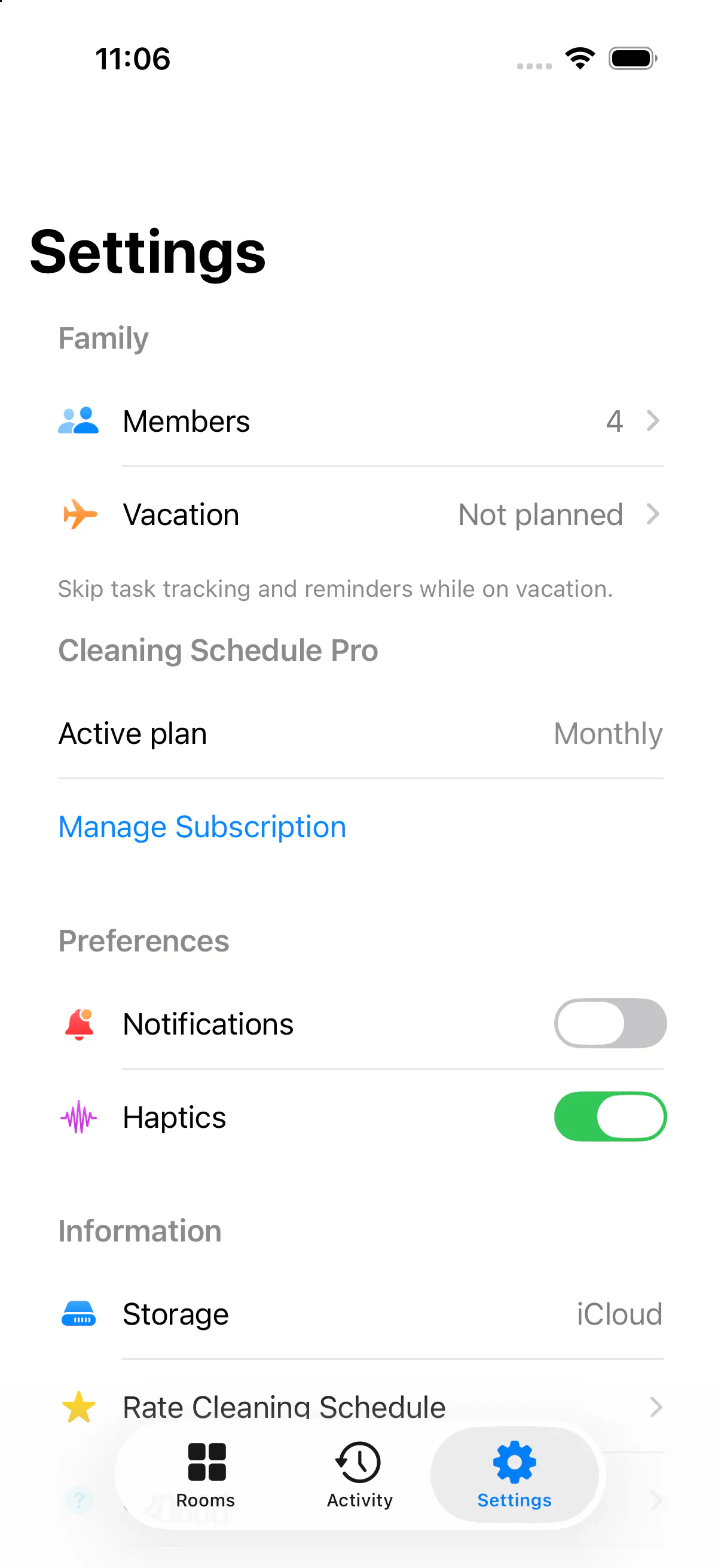 Cleaning Schedule 截图 4