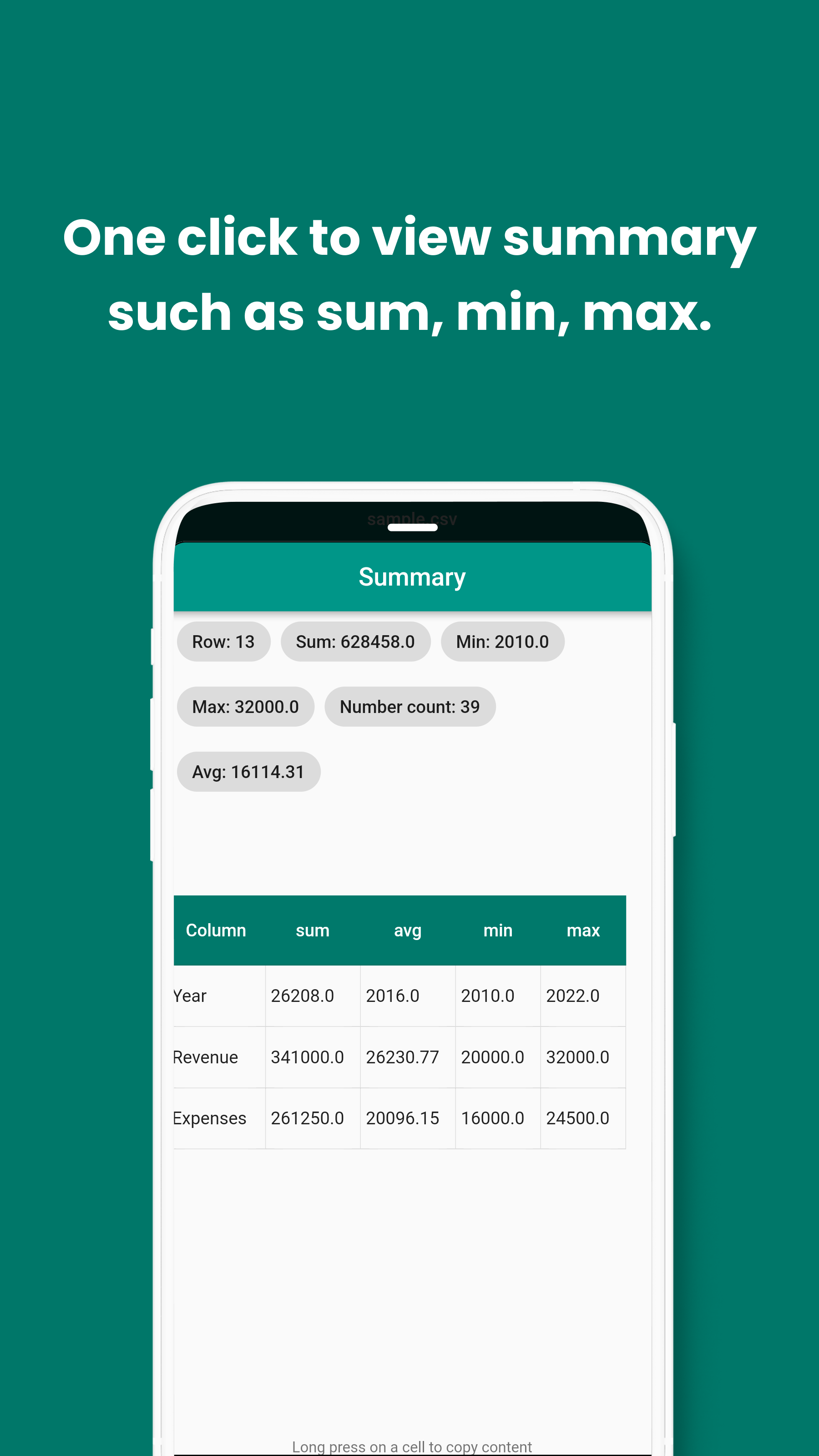 Smart CSV: CSV File Viewer gallery image