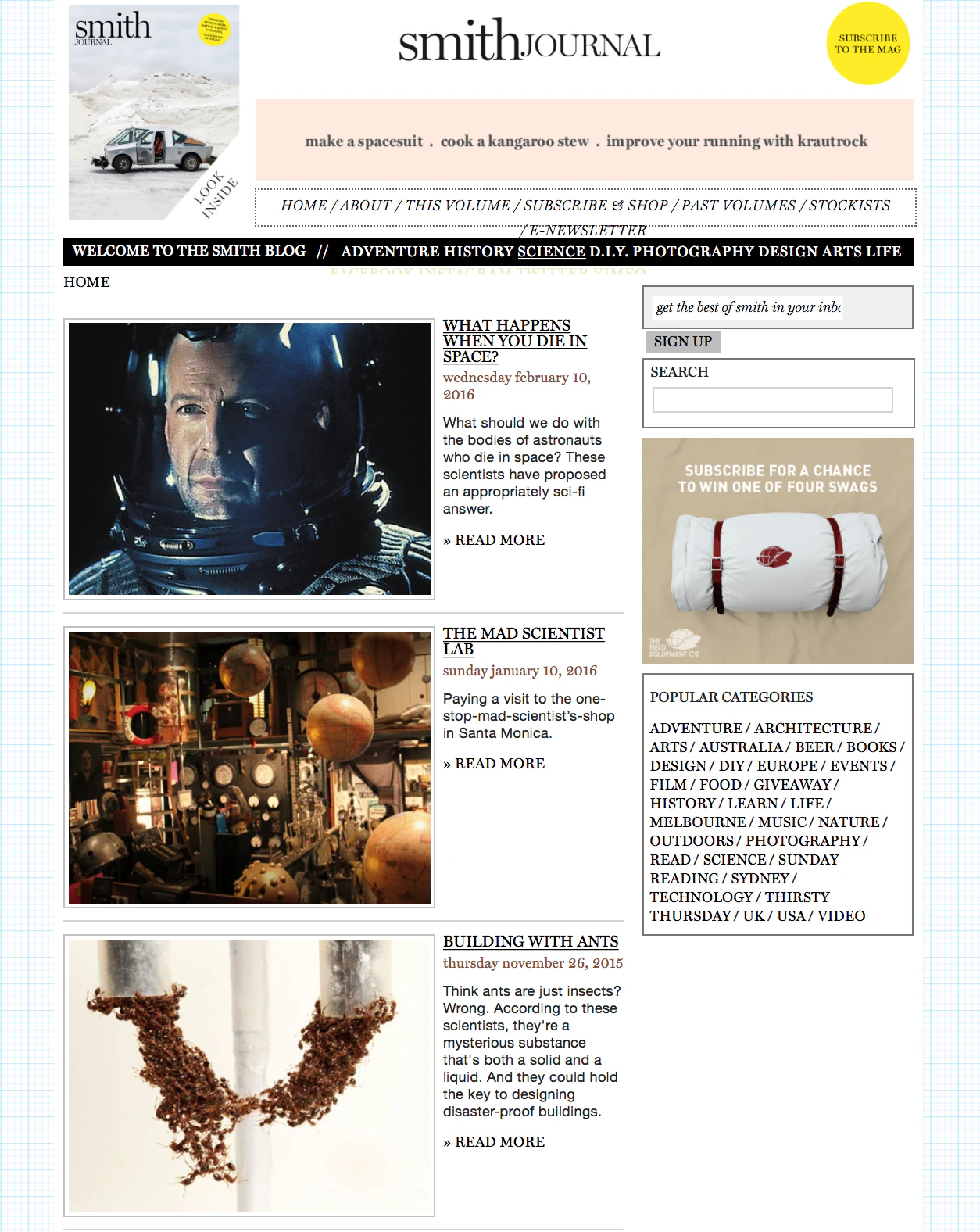 Smith Journal magazine/blog