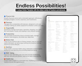 Life OS Notion Template gallery image