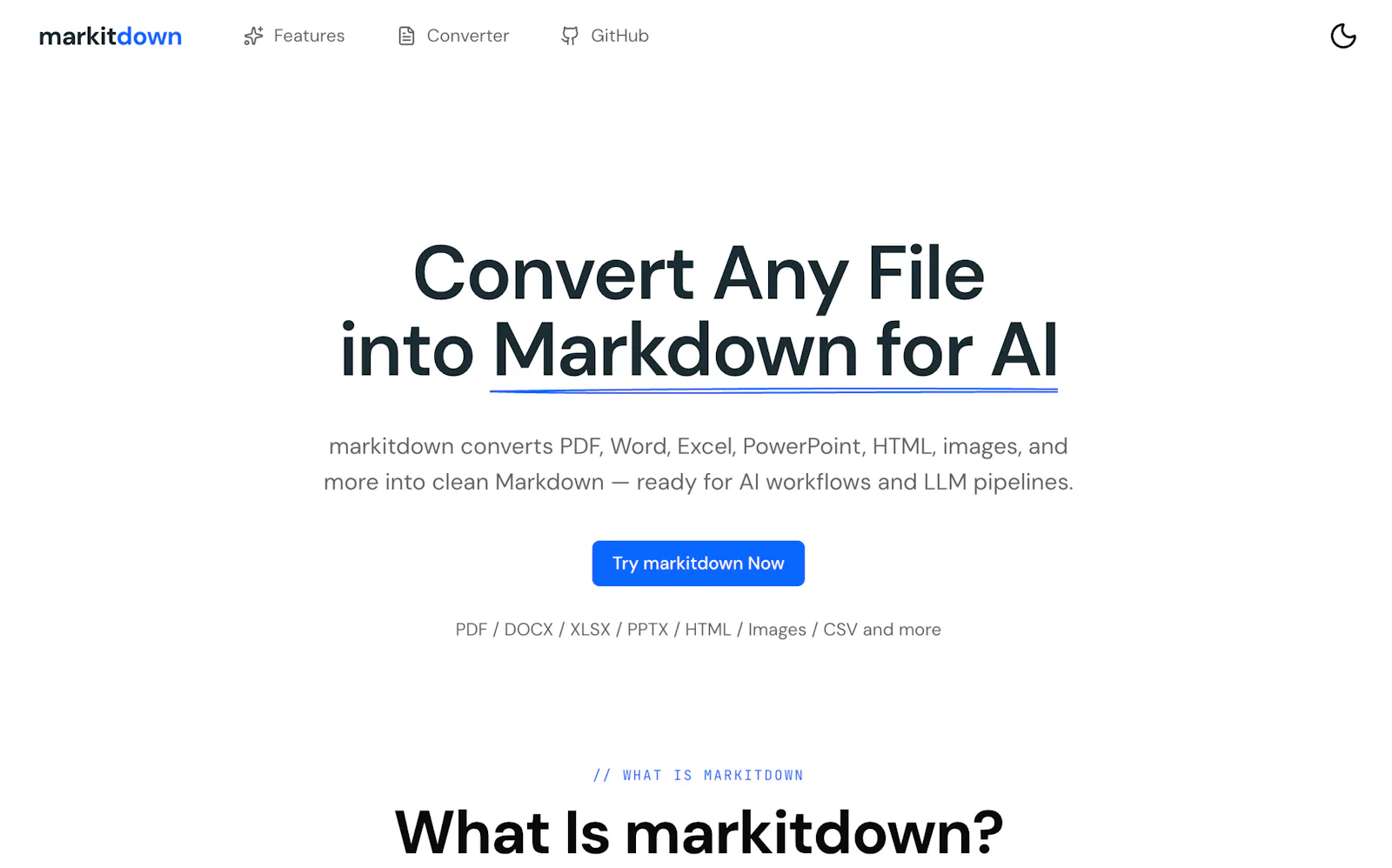 Markitdown Online screenshot 1