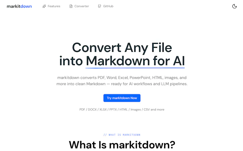 Markitdown Online screenshot 1