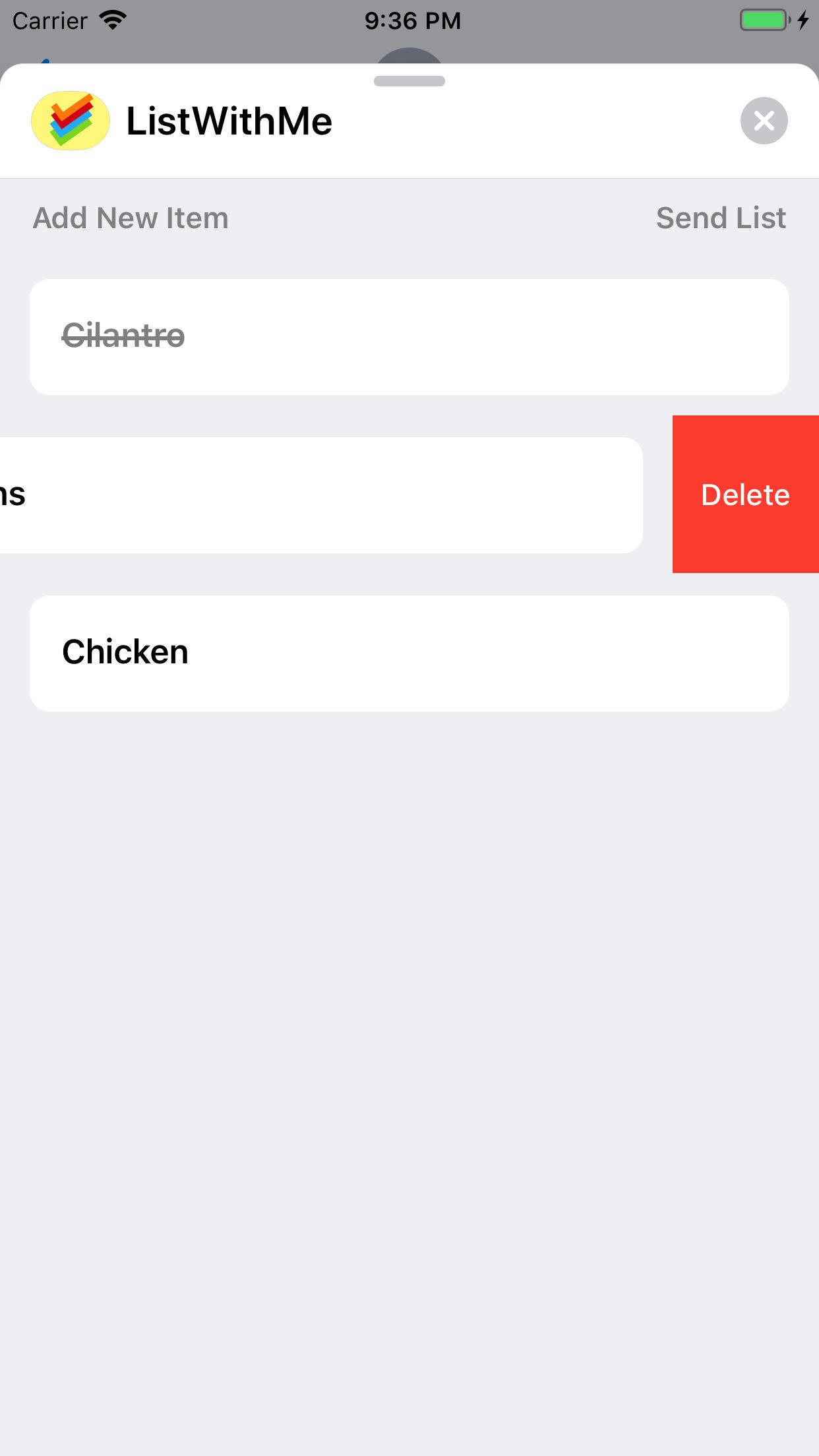 ListWithMe gallery image