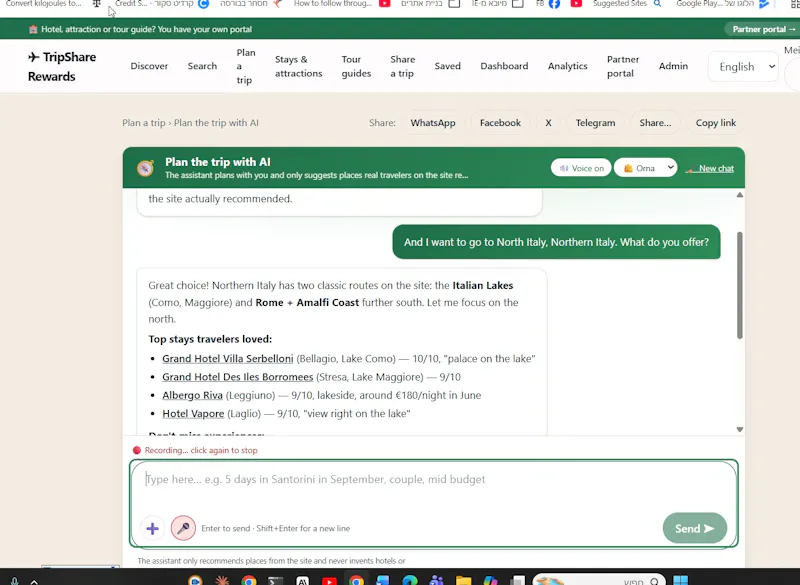 TripShare rewards screenshot 5