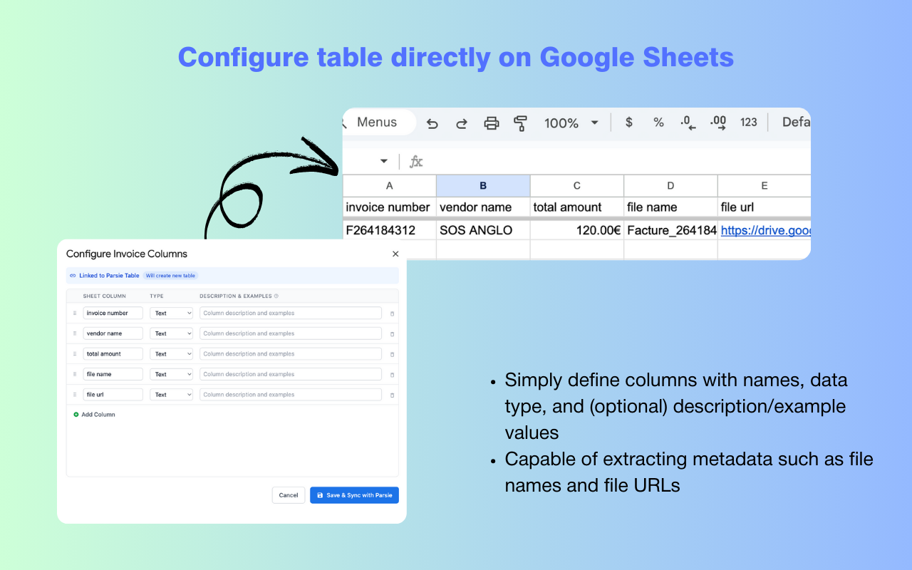 การร่ำรวย - การเปลี่ยนเอกสารใด ๆ เป็นข้อมูลที่มีโครงสร้างบน Google Sheets media 2