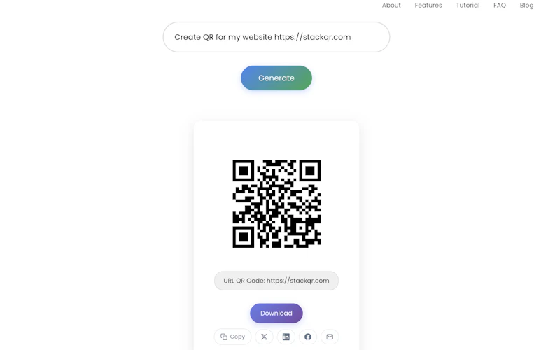 StackQR screenshot 3