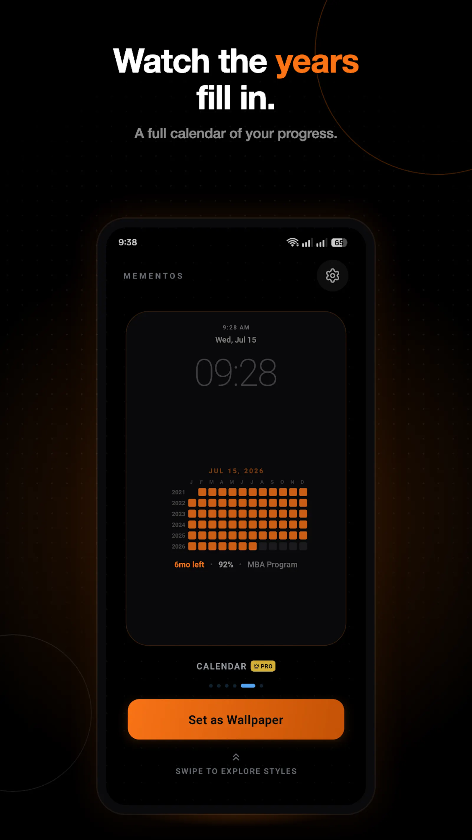 Mementos: Goal Wallpaper screenshot 5