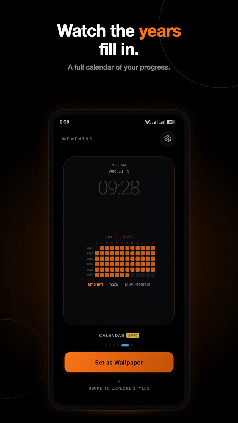 Mementos: Goal Wallpaper screenshot 5