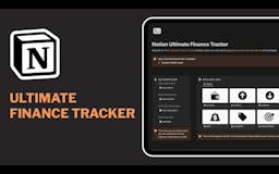 Notion Ultimate Finance Tracker media 1