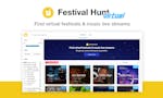 Virtual Festivals by Festival Hunt image