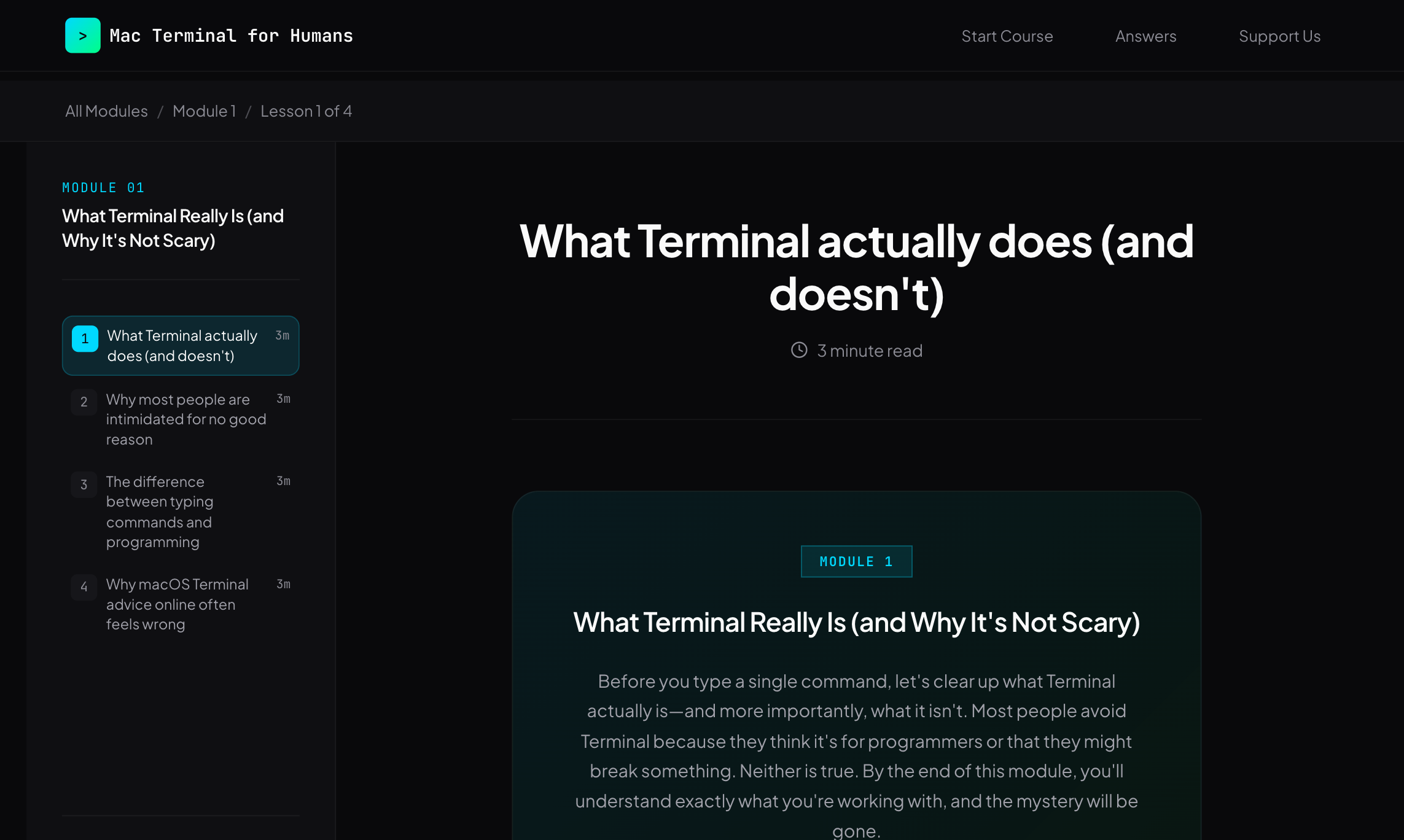 Mac Terminal for Humans gallery image