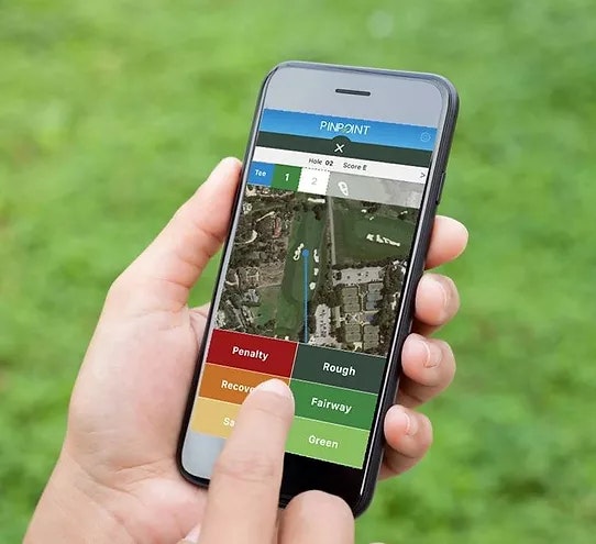 Estadísticas de golf y GPS identificar media 2
