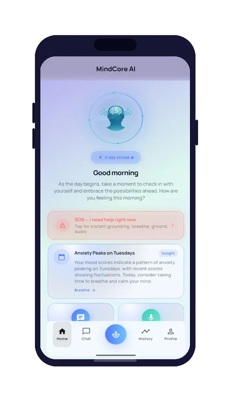 MindCore AI screenshot 2